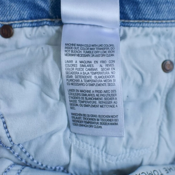 Mother Superior 29 Tomcat Straight Leg Jean High Rise The Confession Distressed - Picture 11 of 13